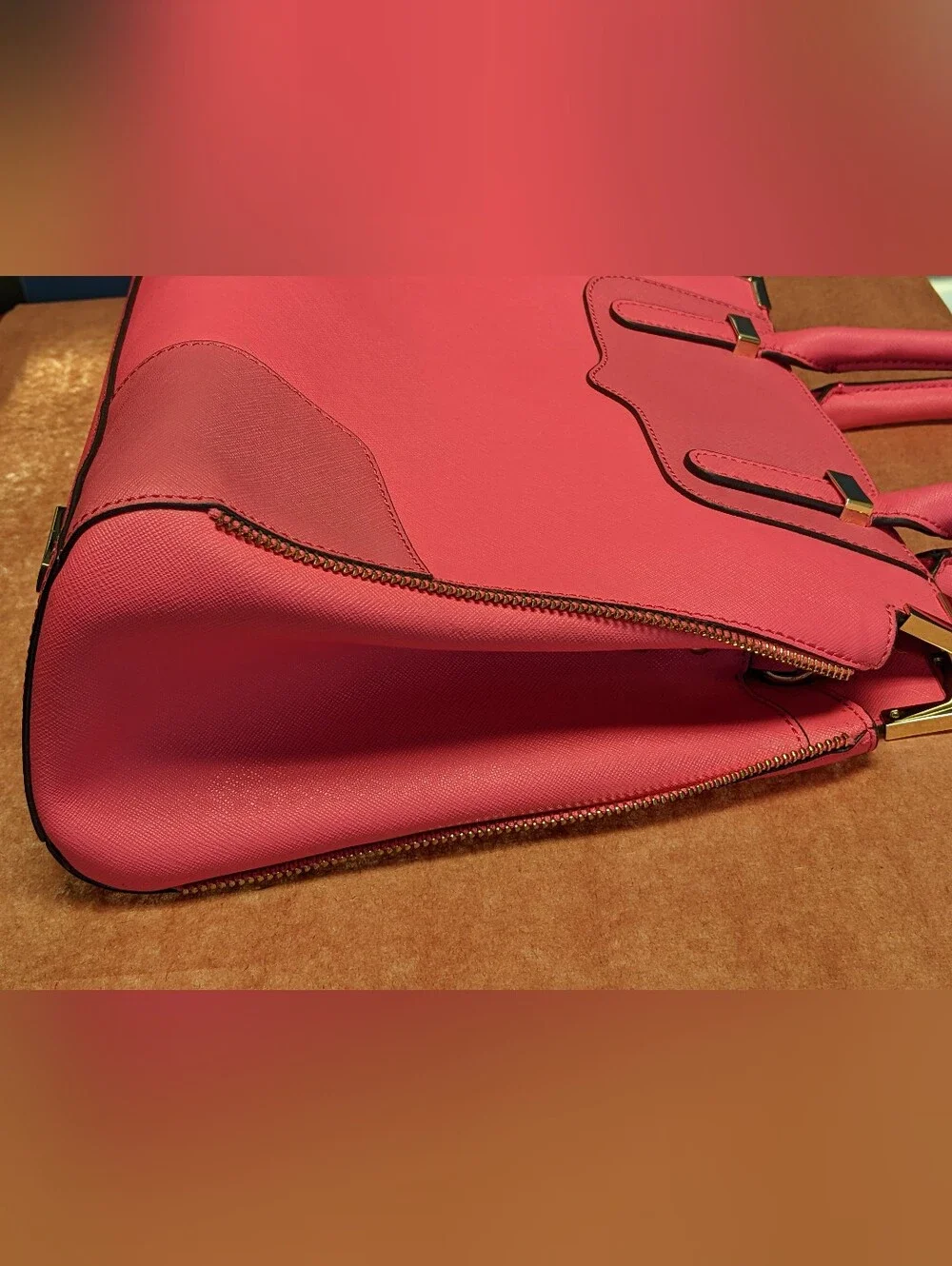 Rebecca Minkoff Satchel Handbag - Coral Pink - Used